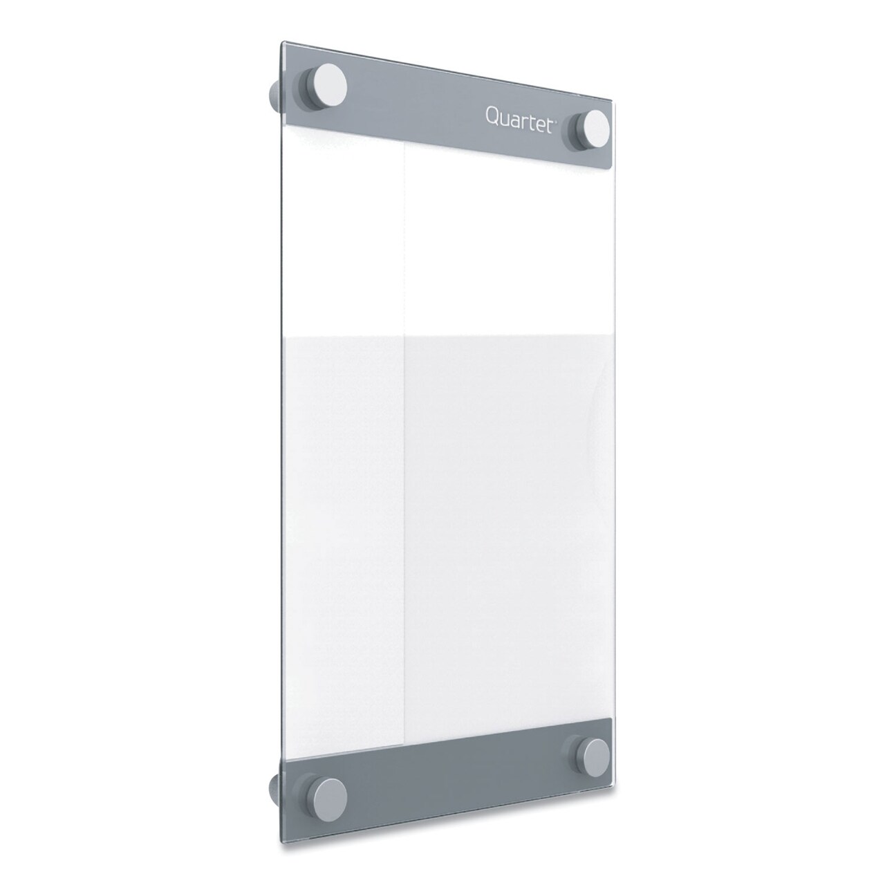 Quartet Infinity Customizable Magnetic Glass Dry-Erase Board 8.5 x 11 White